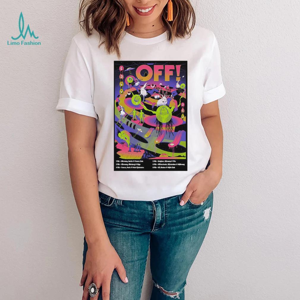 OFF Tour 2023 UK & EU Poster shirt OFF Tour 2023 UK & EU Poster shirt