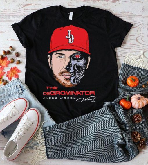 Official Jacob Degrom The Degrominator signature Mlbpa shirt