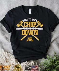 Official Minnesota Golden Gophers Back To Back Paul Bunyan Axe Winner 2021 2022 Shirt