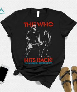 Official The Who Hits Back 2022 North American Tour T Shirt