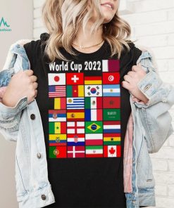 Official World Cup 2022 All Flags T Shirt