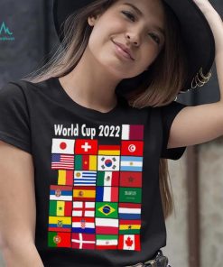 Official World Cup 2022 All Flags T Shirt