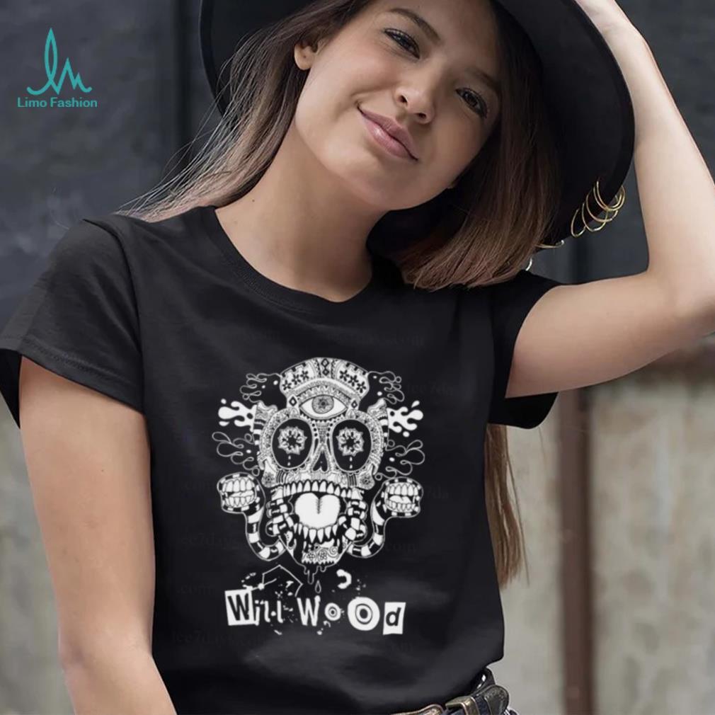 Official official will wood skull retro design t shirt Official official will wood skull retro design t shirt