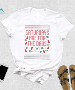 Official saturdays are for the dads ugly christmas sweater