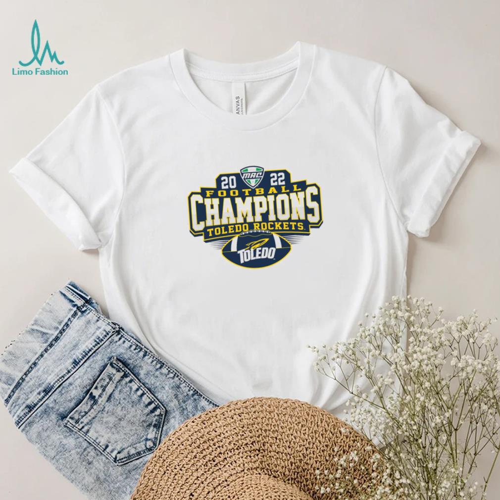 Official toledo rockets 2022 mac football champions locker room shirt Official toledo rockets 2022 mac football champions locker room shirt