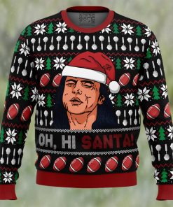 Oh, Hi Santa The Room Ugly Christmas Sweater