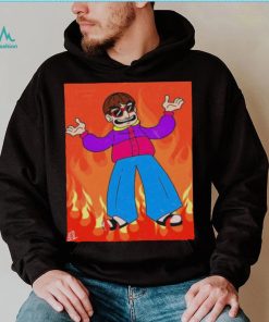 Oliver Tree In Flames Shirt