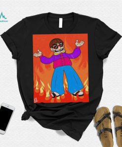 Oliver Tree In Flames Shirt