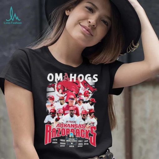 Omahogs Arkansas Razorbacks College World Series Shirt