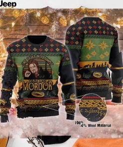 One Does Not Simply Walking Into Mordor Christmas Sweat