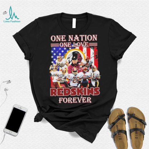 One Nation One Love Redskins Forever Shirt