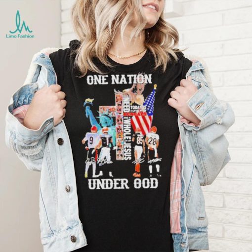 One Nation Under God Cincinnati Bengals 2022 Signature Shirt
