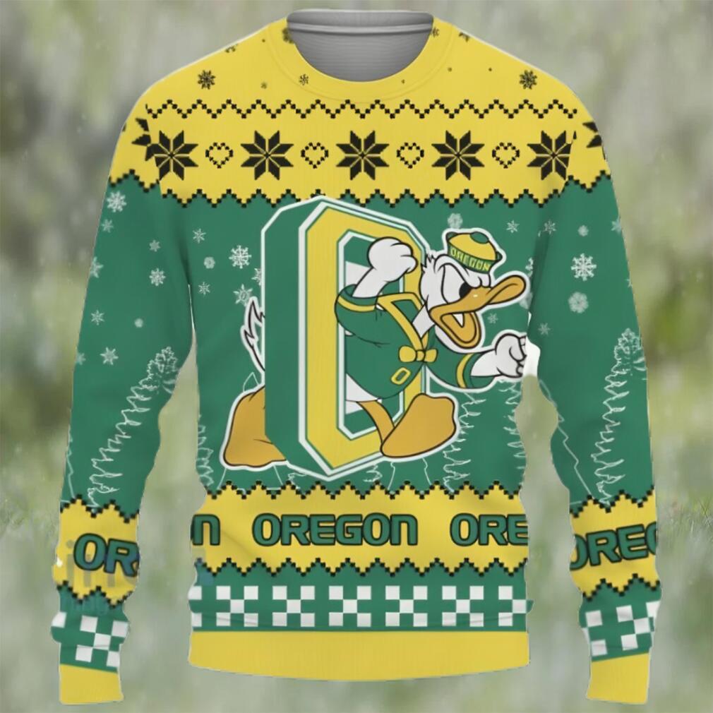 Oregon Donald Ducks football Ugly Christmas Sweater