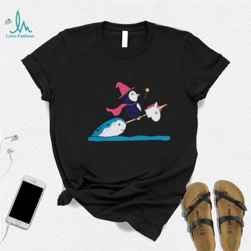 Original unicorns And Penguin Playing shirt