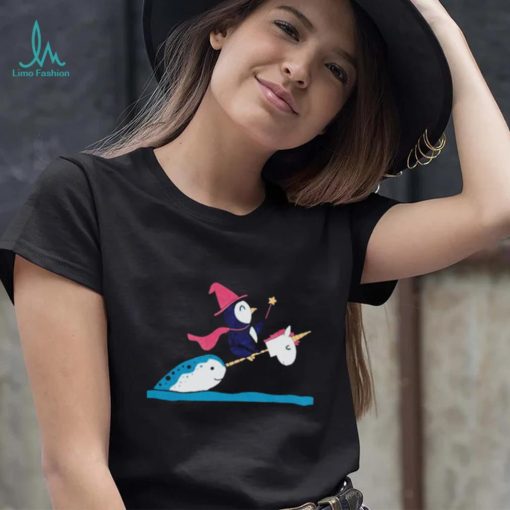 Original unicorns And Penguin Playing shirt