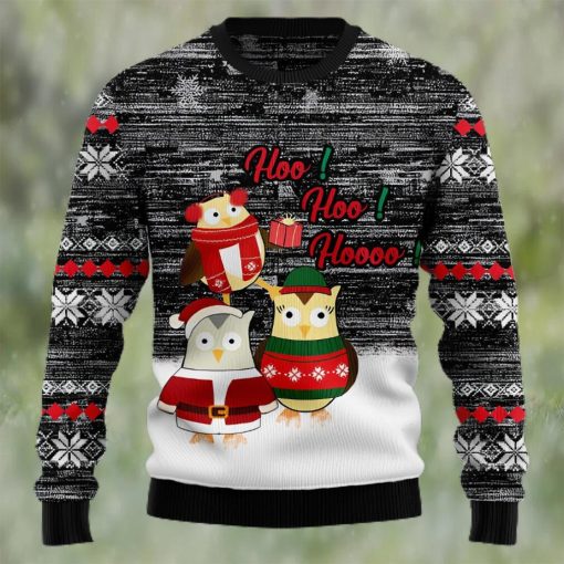 Owl Hoo Hoo Hoooo Cute Owl Ugly Christmas Sweater