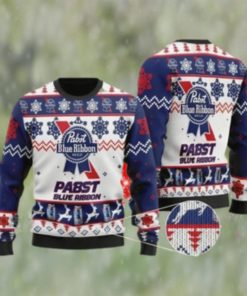 Pabst Blue Ribbon Ugly Christmas Sweater