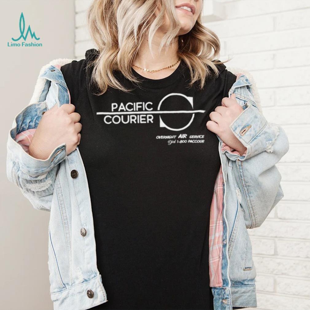 Pacific Courier overnight air service logo shirt Pacific Courier overnight air service logo shirt