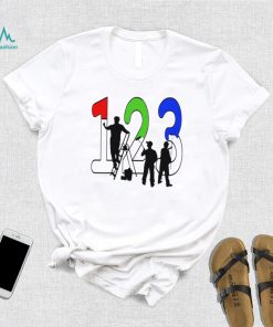 Paint by Numbers 1 2 3 art shirt