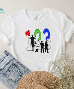 Paint by Numbers 1 2 3 art shirt