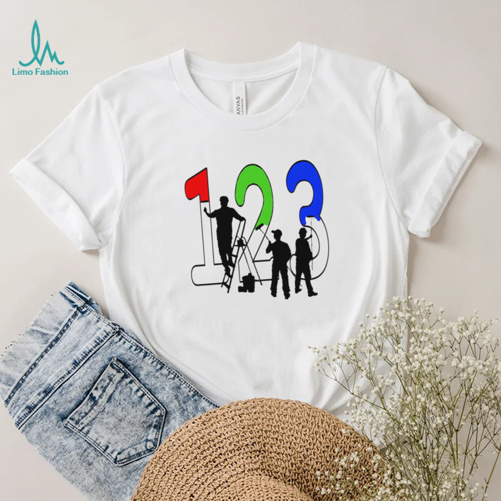 Paint by Numbers 1 2 3 art shirt Paint by Numbers 1 2 3 art shirt