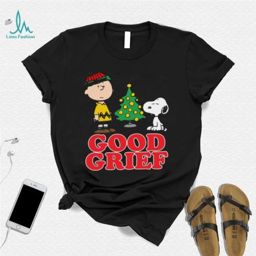 Peanuts good grief Charlie brown holiday shirt