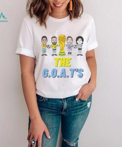 Pele, Neymar, Maradona, Messi   The GOATS   Unisex T Shirt