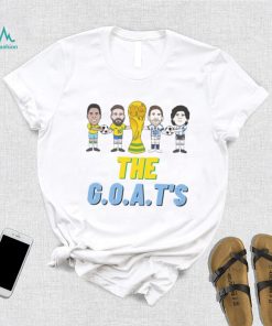 Pele, Neymar, Maradona, Messi The GOATS Unisex T Shirt