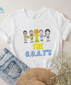 Pele, Neymar, Maradona, Messi The GOATS Unisex T Shirt