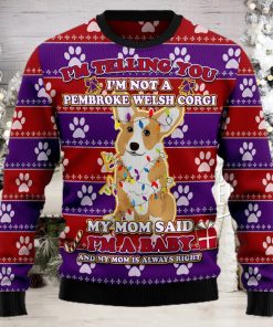 Pembroke Welsh Corgi Baby Christmas Ugly Christmas Sweater