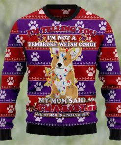 Pembroke Welsh Corgi Baby Christmas Ugly Christmas Sweater