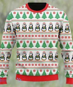 Penguins Ugly Christmas Sweater Cristmas Trees