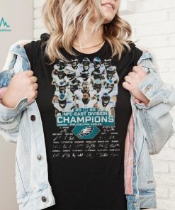 Philadelphia Eagles 2022 NFC East Division Champions Signatures Shirt