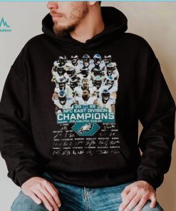 Philadelphia Eagles 2022 NFC East Division Champions Signatures Shirt