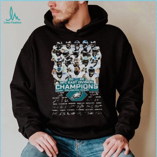 Philadelphia Eagles 2022 NFC East Division Champions Signatures Shirt