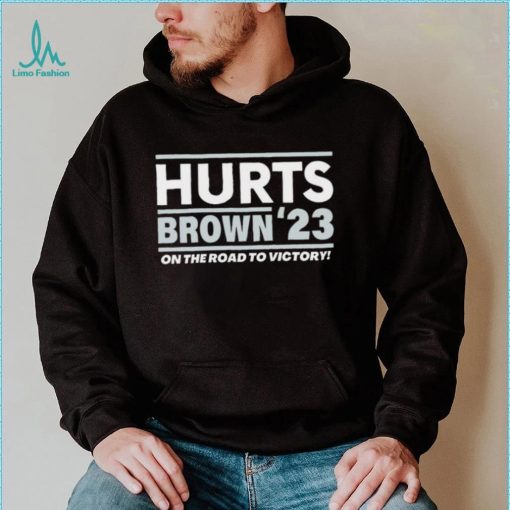 Philadelphia Eagles Hurts – Brown ’23 T Shirt