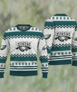 Philadelphia Eagles Logo All Over Printed Christmas Sweater