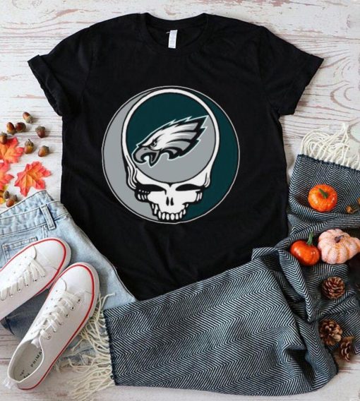 Philadelphia Eagles NFL Team Skull Grateful Dead Shirt