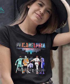 Philadelphia Skyline Sports A. Blake Carter Hart Jalen Hurts Bryce Harper Joel Embiid signatures shirt