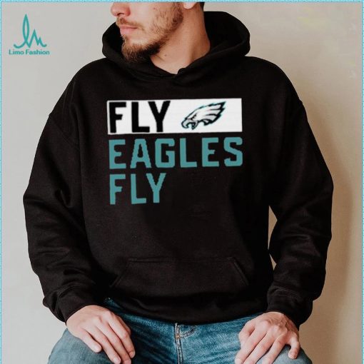 Philadelphia eagles anthracite fly eagles fly crew shirt