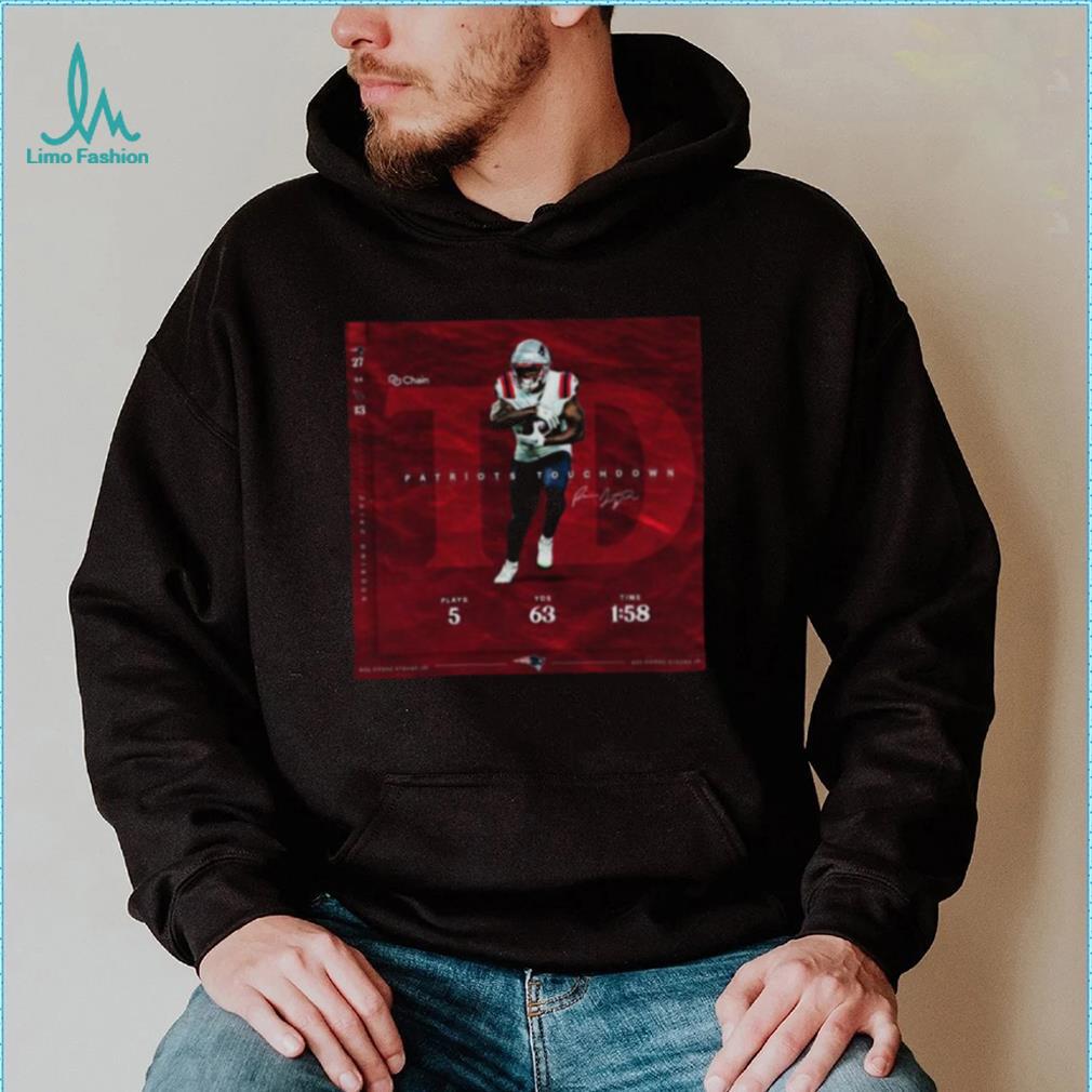 Pierre Strong Jr 2022 Patriots Touchdown New England Patriots 27 13 Cardinals signature shirt Pierre Strong Jr 2022 Patriots Touchdown New England Patriots 27 13 Cardinals signature shirt