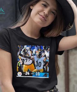 Pittsburgh Steelers 24 16 Panthers NFL 2022 Final Score Shirt