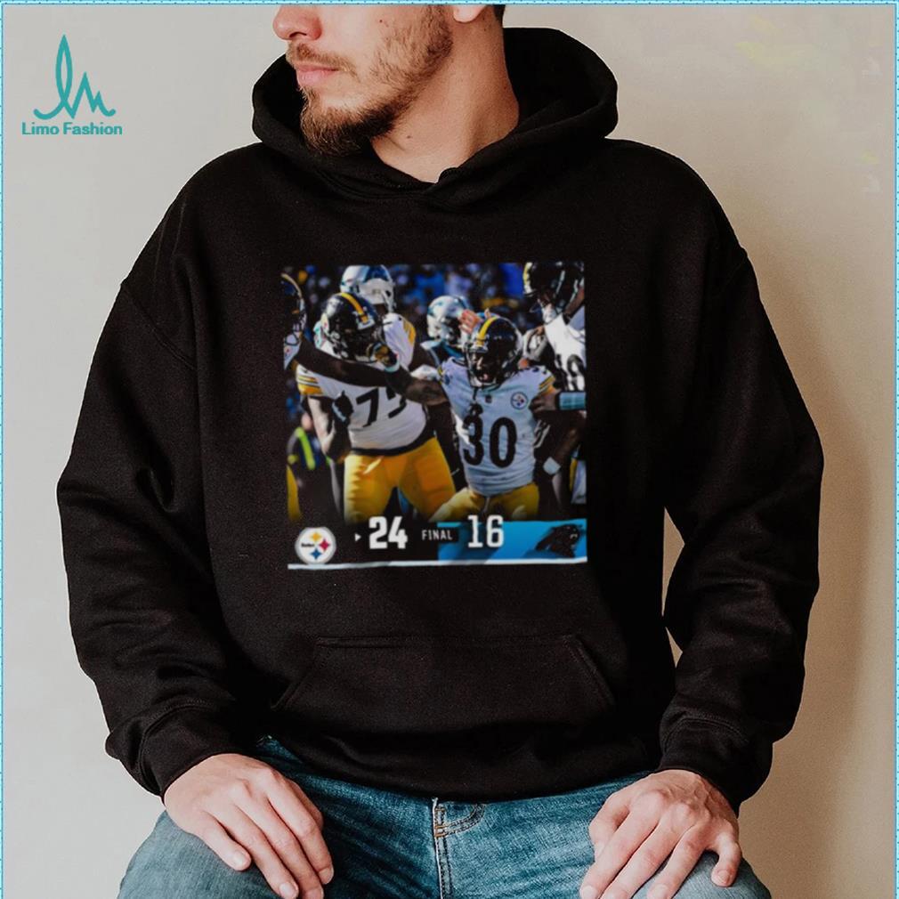 Pittsburgh Steelers 24 16 Panthers Nfl 2022 Final Score Shirt Pittsburgh Steelers 24 16 Panthers Nfl 2022 Final Score Shirt