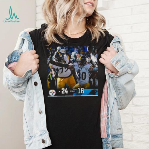 Pittsburgh Steelers 24 16 Panthers Nfl 2022 Final Score Shirt