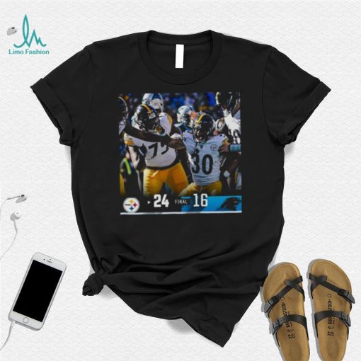 Pittsburgh Steelers 24 16 Panthers Nfl 2022 Final Score Shirt