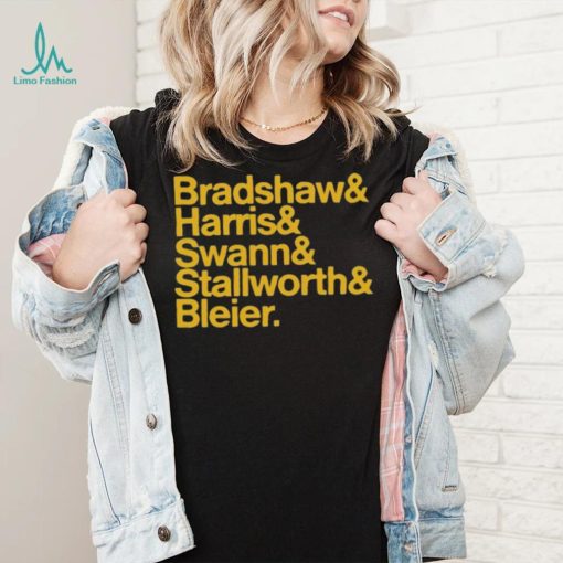 Pittsburgh Steelers Bradshaw Harris Swann Stallworth Bleier Shirt