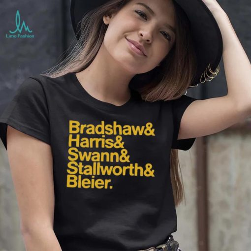 Pittsburgh Steelers Bradshaw Harris Swann Stallworth Bleier Shirt