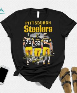 Pittsburgh Steelers Franco Harris Joe Greene And Terry Bradshaw Signatures Shirt