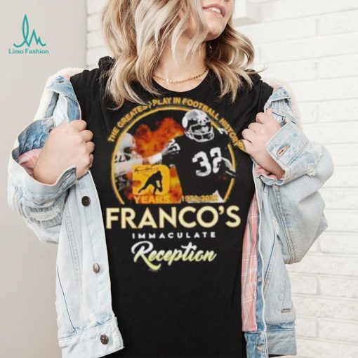 Pittsburgh Steelers franco’s immaculate reception 50 years 1972 2022 shirt