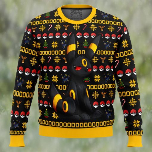 Pokemon Christmas Umbreon Ugly Christmas Sweater